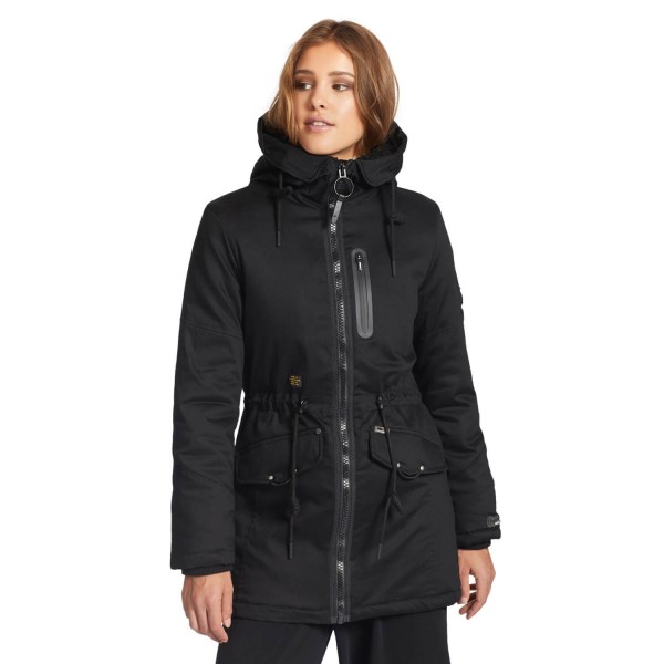 khujo-winterjacke-damen-375lim-1.jpg Khujo Abbigail Damen Parka Mantel schwarz – Bild 1