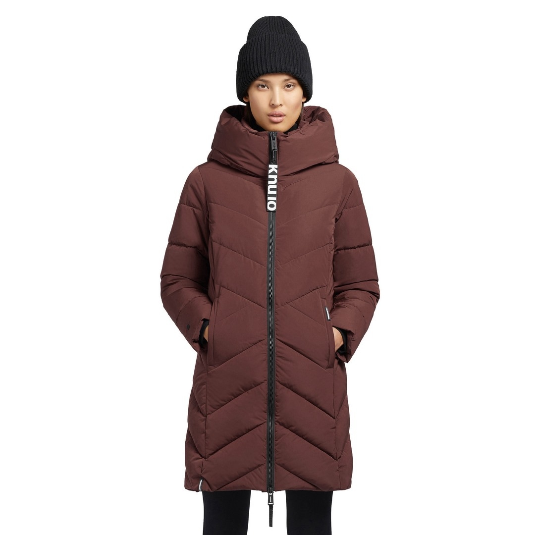 khujo-winterjacke-damen-702hxm-1.jpg Khujo Damen Jacke Mantel Darka rot 1206CO243 628 burgundy red – Bild 1