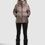 Khujo Genuine Khujo Winterjacke Damen Vegan Jacke ISETT Taupe – KHUJO