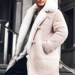 LEDERWERK Lammfellmantel Opulenz creme weiß LEDERWERK Frankfurt