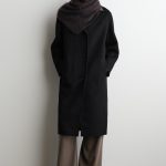 LANGER MANTEL AUS DOUBLEFACE WOLLE SCHWARZ | COS DE