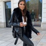Jacke Damen Felljacke Leder Fell Leder Pelzjacke Damen Lederjacke Fell FÃ¼r Jacke Kaufen