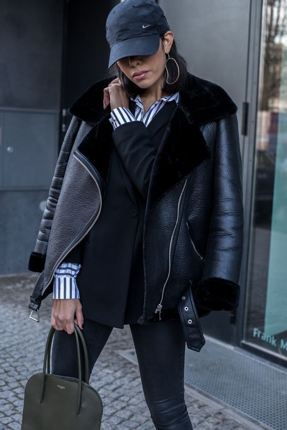 lederjacke-mit-fell-614puu-1.jpg Oberbekleidung Lederjacke Fell Braun Outfit Braune Lederjacke Mit Fell Damen Braun Lederjacke Mit – Bild 1