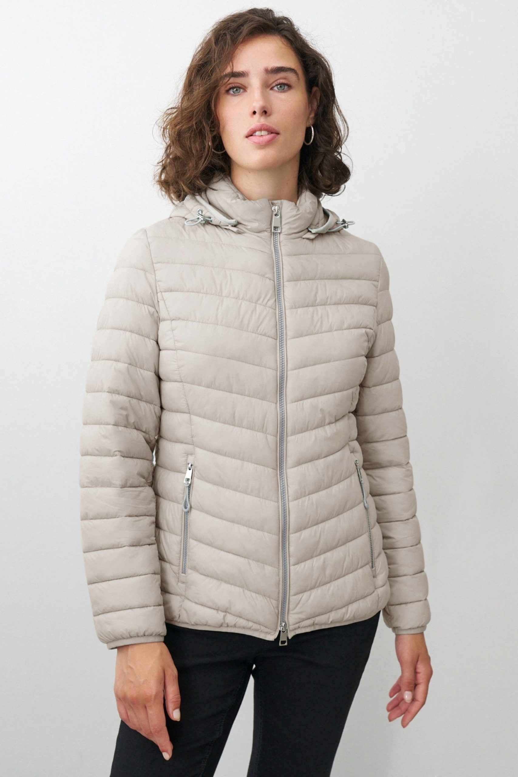 leichte-jacke-damen-167ngz-1.jpg ONUA Steppjacke leichte Übergangsjacke o. Frühlingsjacke Damen mit abnehmbarer Kapuze – Bild 1