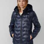 Leichte Jacke im Fabricmix mit abnehmbarer Kapuze Navy | s.Oliver