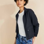 Street One Leichte Jacke blau/dunkelblau Zalando