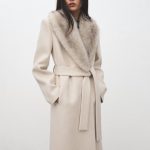 Manteco Wollmantel mit Pelzkragen Damen | MANGO Deutschland