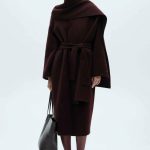 Mango MOON Klassischer Mantel bordeaux Zalando