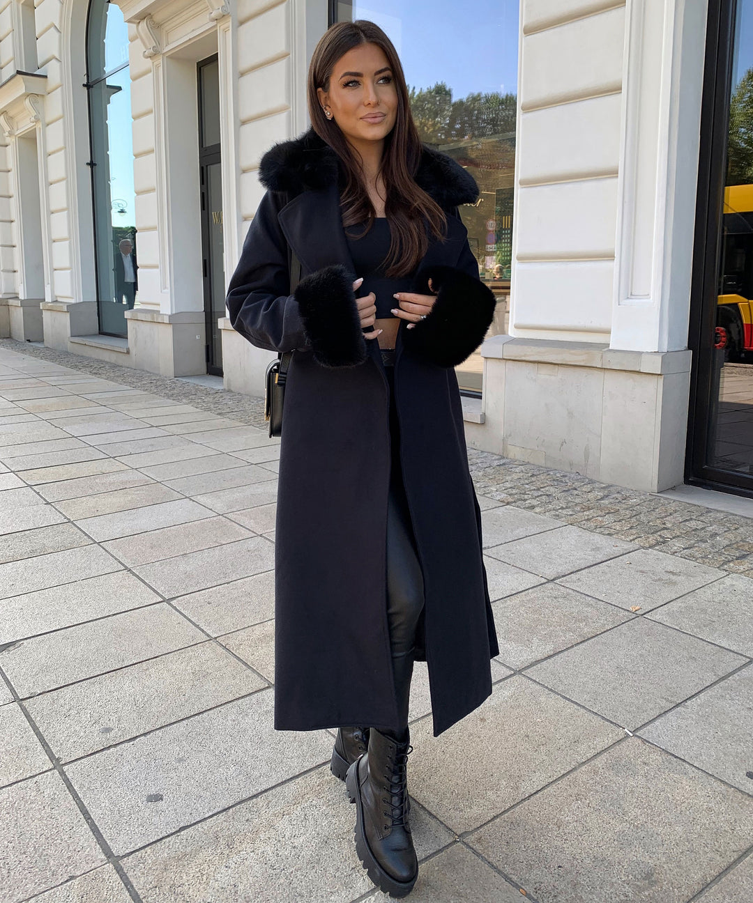 mantel-schwarz-damen-934cjk-1.jpg Coat Schicker Schwarzer Damen Mantel Mäntel Für Damen: Damenmäntel Kaufen Witt – Bild 1