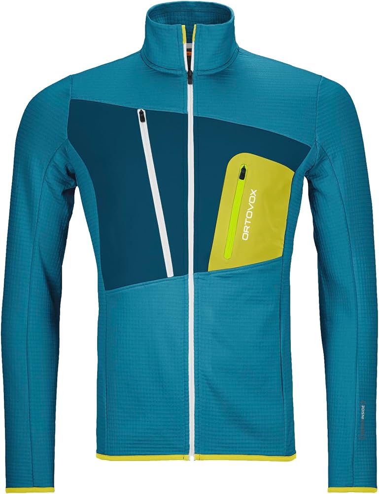 ortovox-jacke-herren-196tsx-1.jpg ORTOVOX FLEECE GRID JACKET, Fleecejacke, Herren : Amazon.de: Fashion – Bild 1