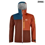 Ortovox Herren Ortler 3L Jacke (Orange) | privatesportshop.de