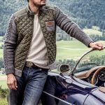 Outdoorjacke Herren ALBERTO oliv/grau