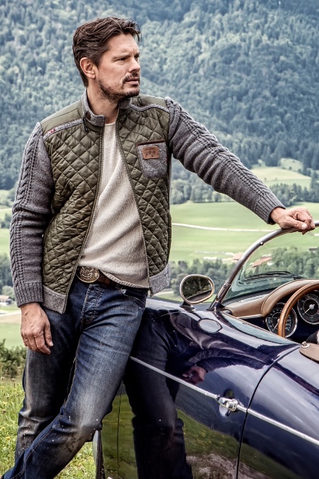 outdoor-jacke-herren-721qvz-1.jpg Outdoorjacke Herren ALBERTO oliv/grau – Bild 1