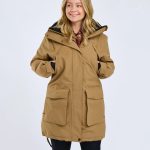 Pinewood® Wilda Padded Parka Damen / D.Sandstone