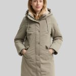 Winter Parka mit Kapuze in grün von Tom Tailor