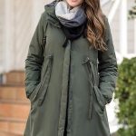 NEU DAMEN KHAKI PARKA WINTER MANTEL JACKE GRÖßE 6 BIS 20 UK Khaki, 6 8 : Amazon.de: Fashion