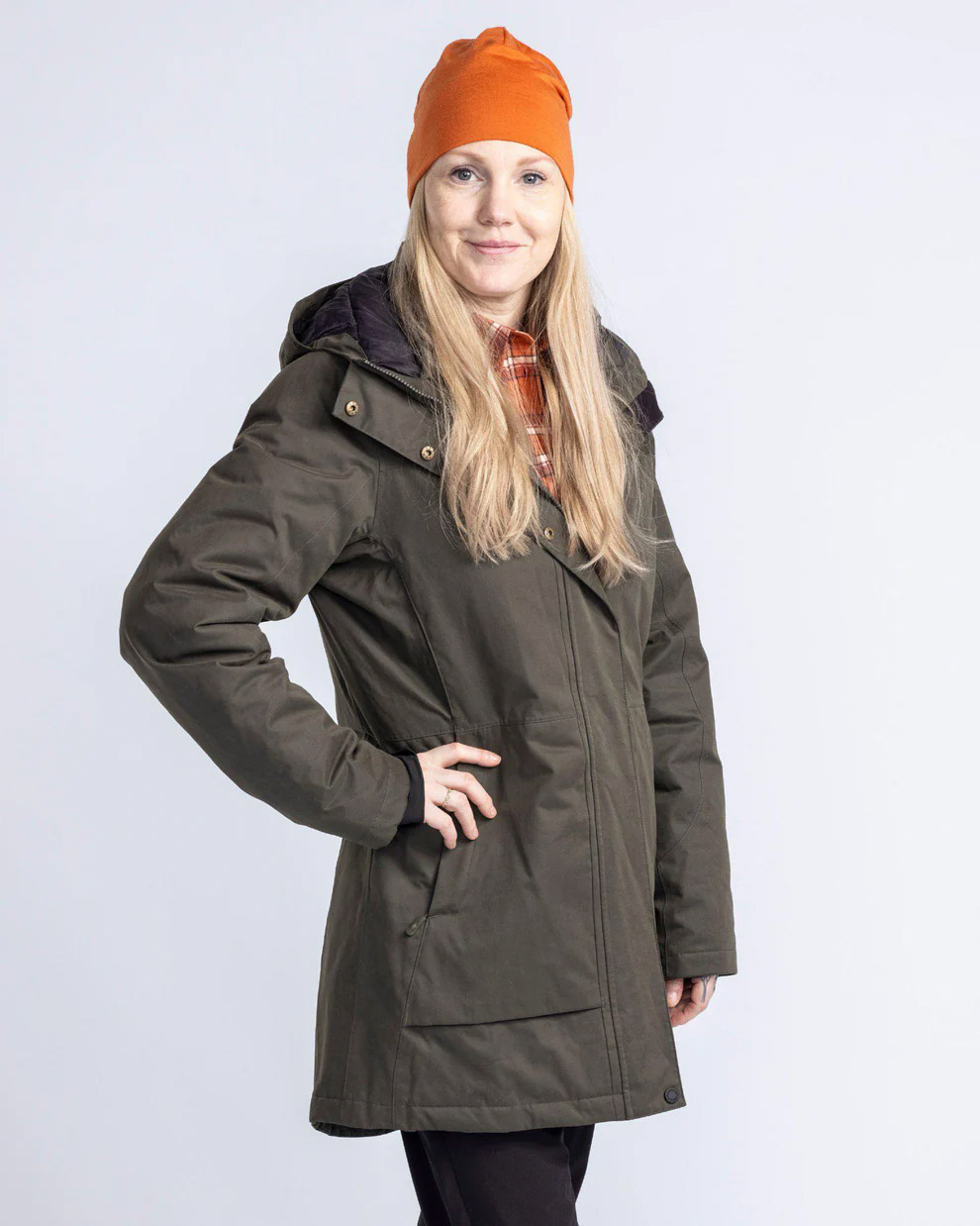 parka-damen-winter-502ktx-1.jpg Pinewood Padded Winter Parka Damen grün S grün, S – Bild 1
