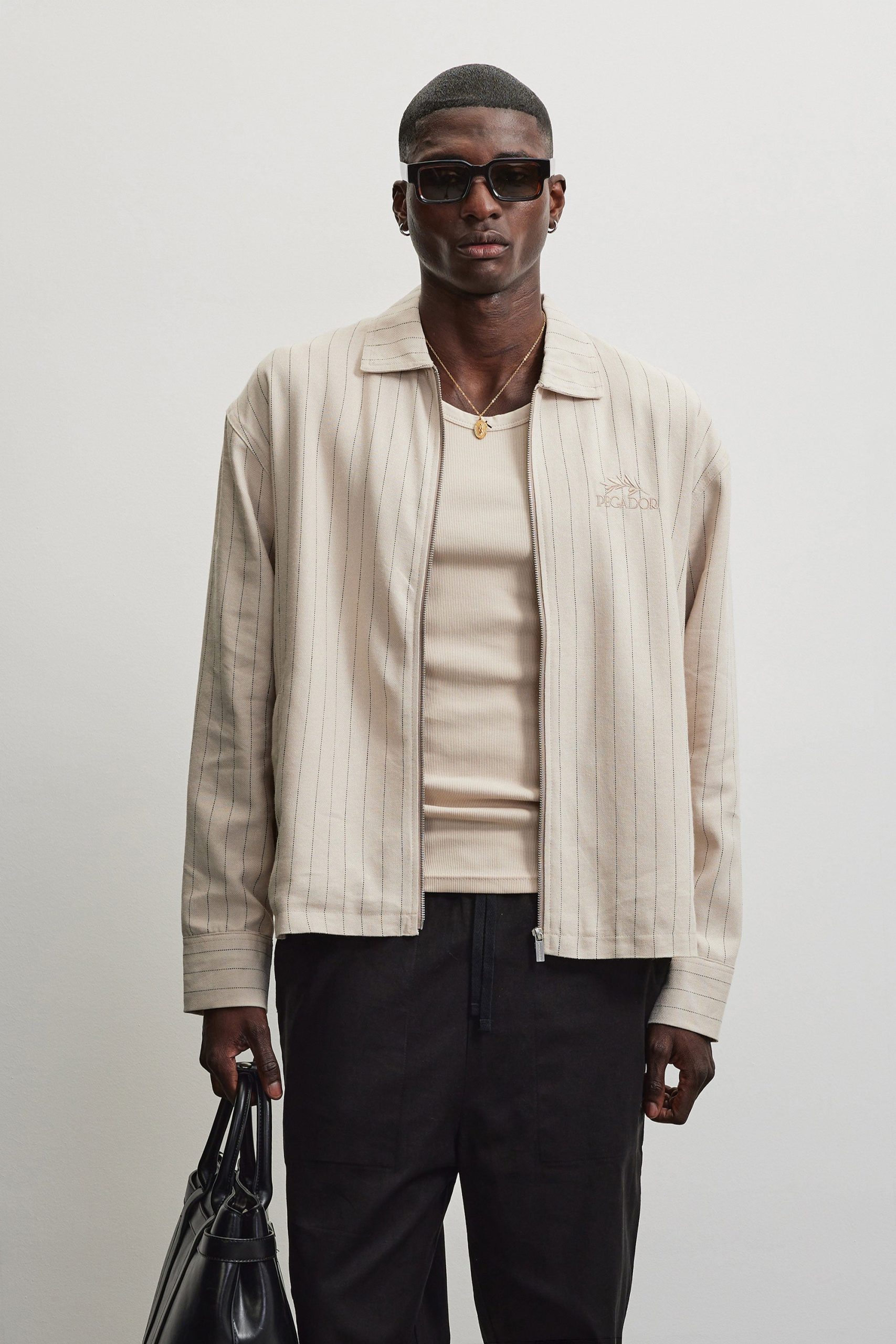 pegador-jacke-061nom-1.jpg Sistelo Striped Jacket Cream XS – Bild 1