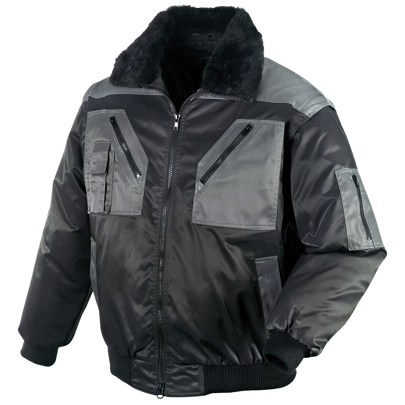 pilotenjacke-364pis-1.jpg Pilotenjacke 4 in 1 Funktion schwarz/anthrazit | HELE Online Shop – Bild 1