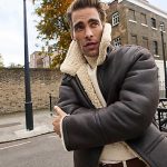 Kunstleder Pilotenjacke | BROWN | Jacken | M&S DE