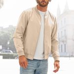 John Devin Bomberjacke / Blouson mit Rippkragen, Pilotenjacke / Übergangsjacke mit Innentasche, regular fit