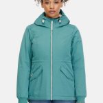 Ragwear Winterjacke Dowey Warm Damen Türkis Grün