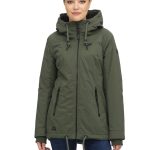 Ragwear Jacke kurz ZUZKA dark olive | Tara M