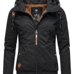 RAGWEAR Winterjacke mit abnehmbarer Kapuze "Jotty Winter" in Black22, XS | YOUMODO