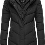 Ragwear Damen Winter Steppmantel Natalka wasserdicht mit großer Kapuze | Länge: oberschenkellang | Wärmegrad 3 von 3 – warm gefüttert | lang geschnitten | große gefütterte Kapuze : Amazon.de: Fashion