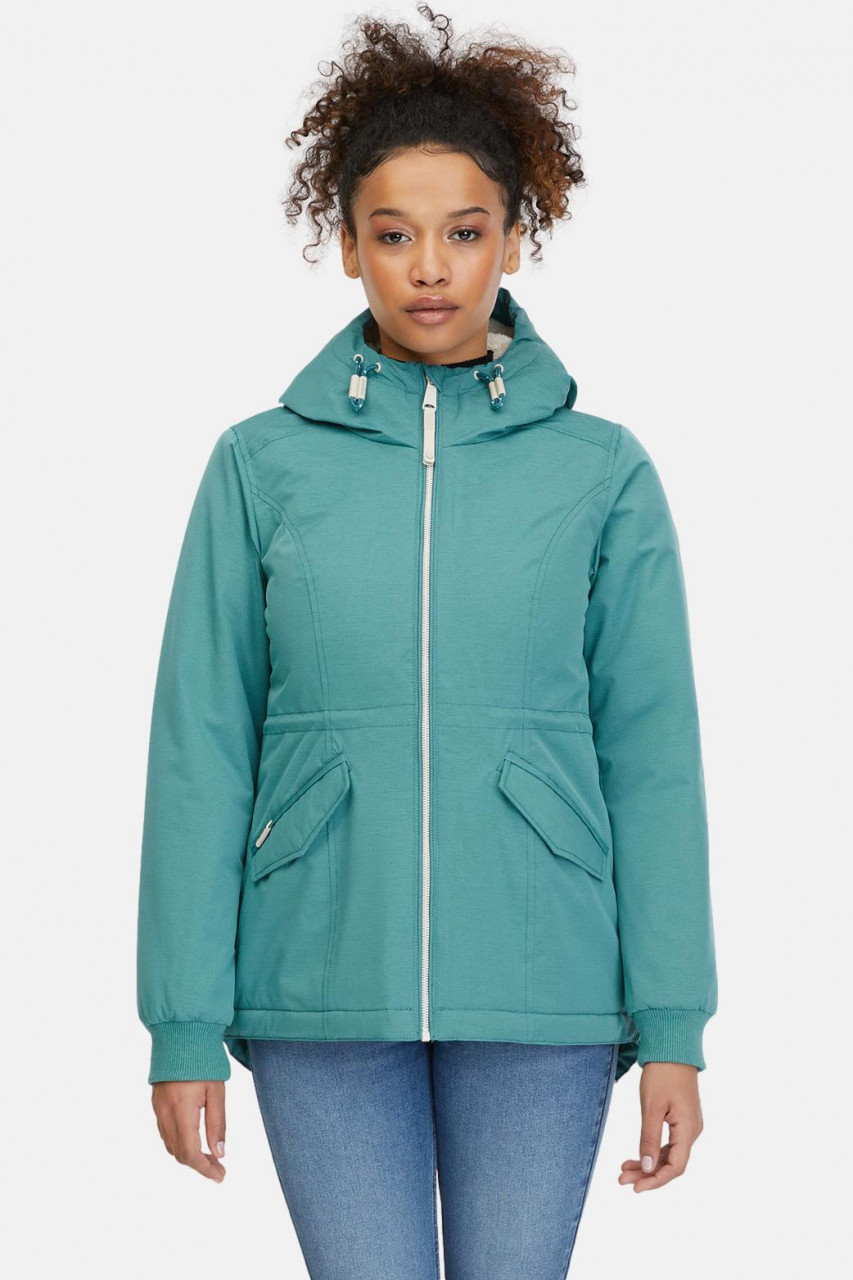 ragwear-jacke-damen-598odo-1.jpg Ragwear Winterjacke Dowey Warm Damen Türkis Grün – Bild 1