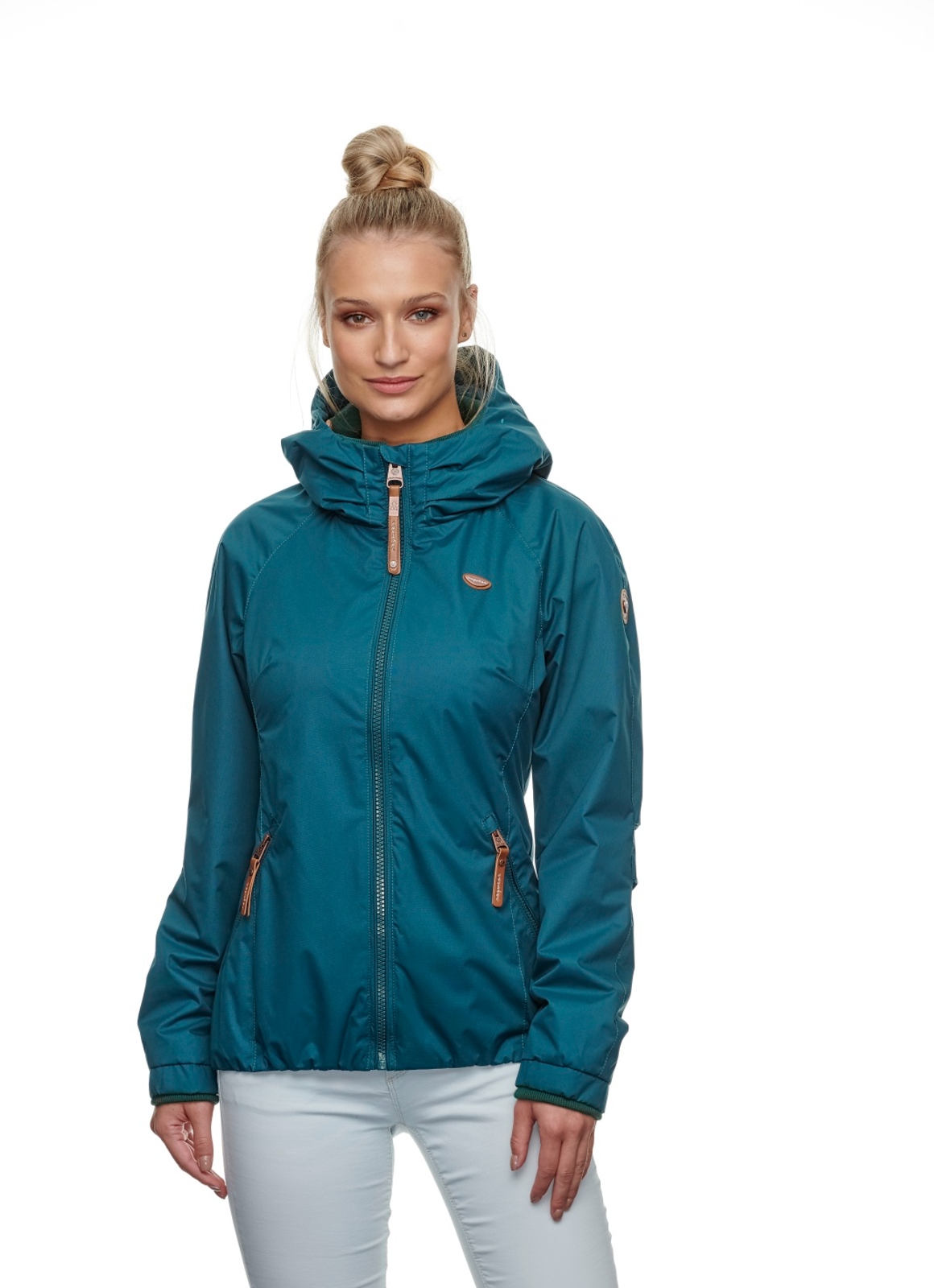 ragwear-jacke-damen-734oil-1.jpg Ragwear Damen Jacke Dizzie in petrol jetzt im Onlineshop bestellen – Bild 1