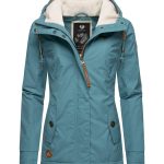 MONADE Winterjacke ocean green