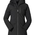 Schöffel Country Winterjacke Schöffel Damen 3in1 Parka Moskau L 23031 schwarz