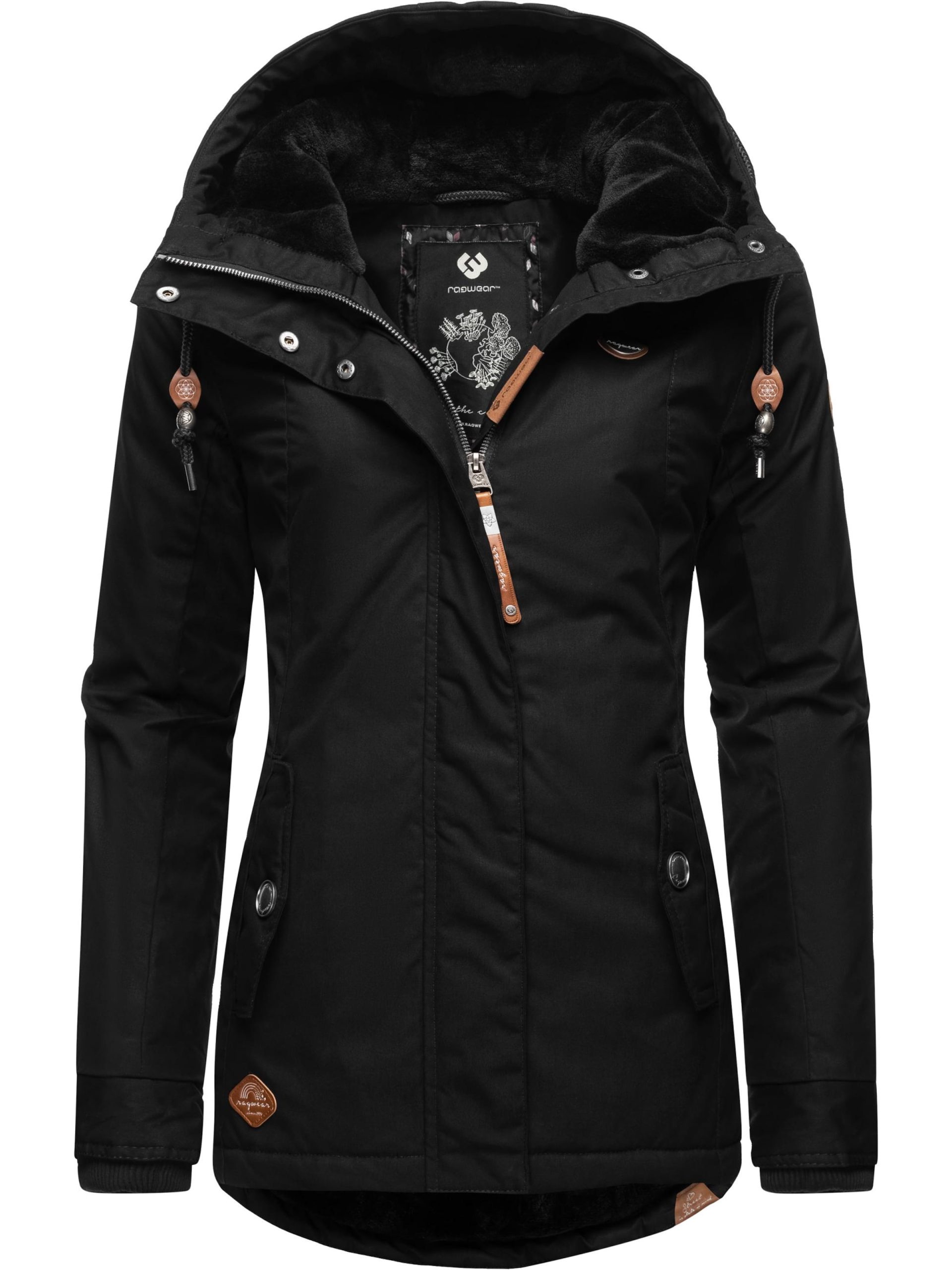 schwarze-winterjacke-damen-028sgt-1.jpg Ragwear Jacke 'Monade' in Schwarz | ABOUT YOU – Bild 1