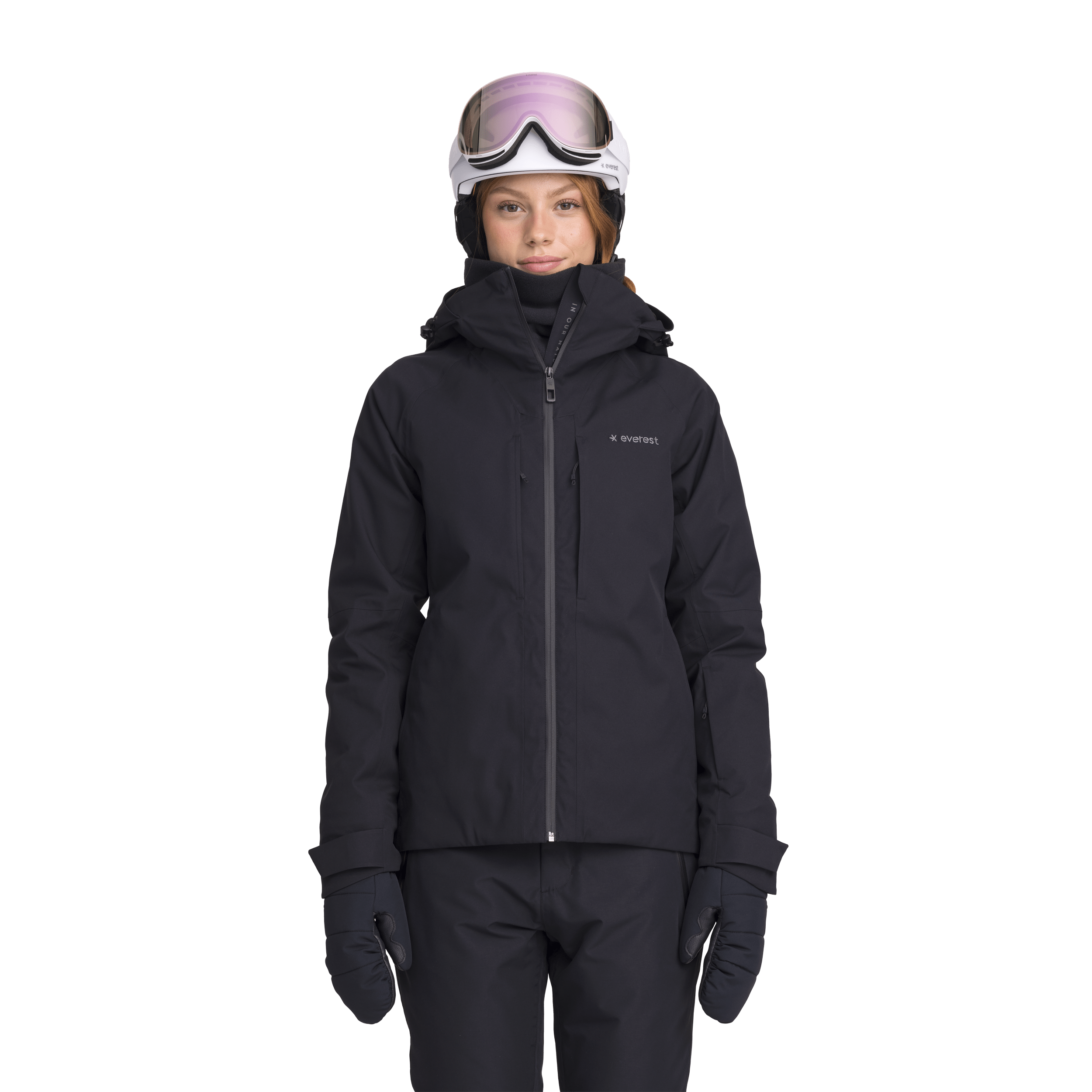 skijacke-damen-schwarz-945bav.png SKIJACKE SCHWARZ Damen 34 – Bild 1