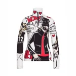 Skipullover Goldbergh Pop Art Print Damen | Outdoorsupply.de