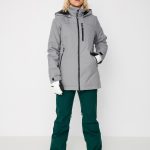 Damen Burton Lelah Snowboardjacke (sharkskin)