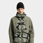 Herren Burton Snowboard Jacke Reserve 2L (graffiti camo/forest moss)