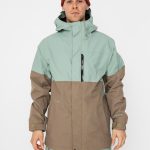 Volcom Snowboard Jacke L Gore Tex Braun, Grün (agave)