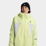 Herren Burton Snowboard Jacke Reserve 2L 3 In 1 (glow yellow green/gray cloud)