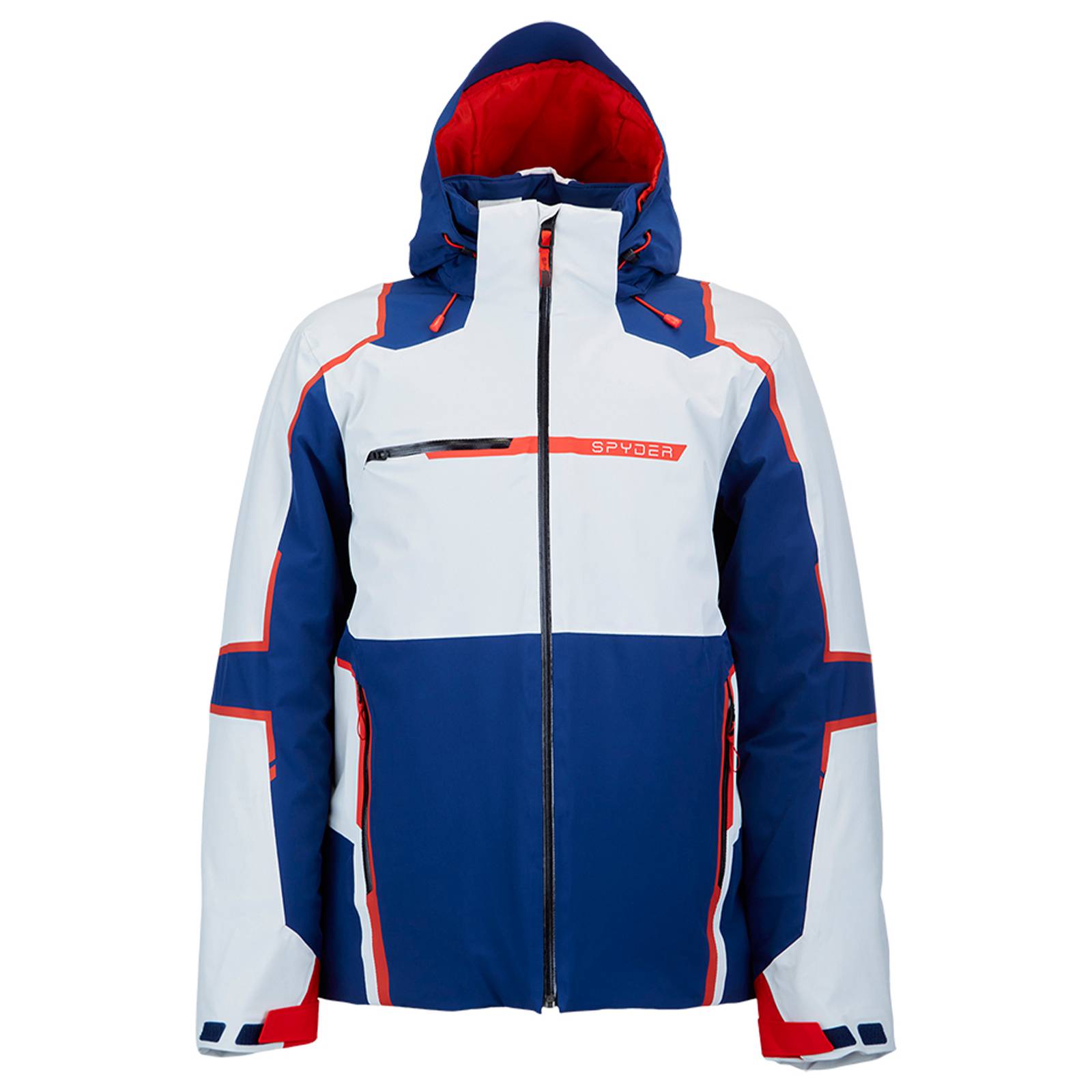 spyder-skijacke-herren-378csc-1.jpg Spyder Titan Herren Skijacke blau weiß – Bild 1