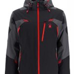 Spyder Skijacke Spyder Leader Herren Skijacke Winterjacke black volcano 221026