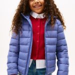 Tommy Hilfiger Steppjacke U LIGHT DOWN HOODED JACKET Kinder bis 16 Jahre