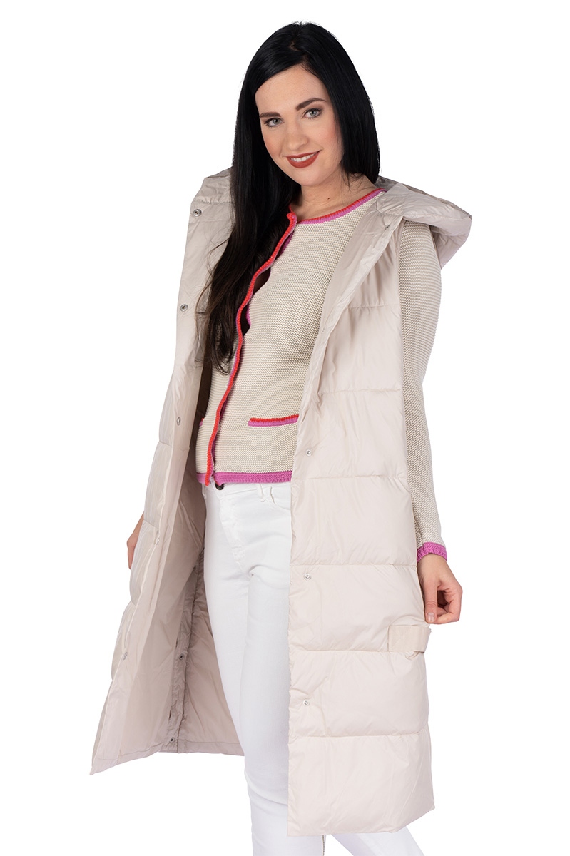 steppweste-060dov-1.jpg Steppweste Damen ISY cremebeige – Bild 1