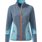 Damen Strickfleece Jacke