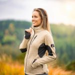 Kapuze Strick Fleecejacke Damen Kapuzen Strickfleecejacke Damen
