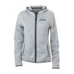 Kapuzen Strickfleecejacke Damen