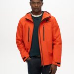 Wasserdichte Jacke kräftiges orange für Herren | Superdry DE