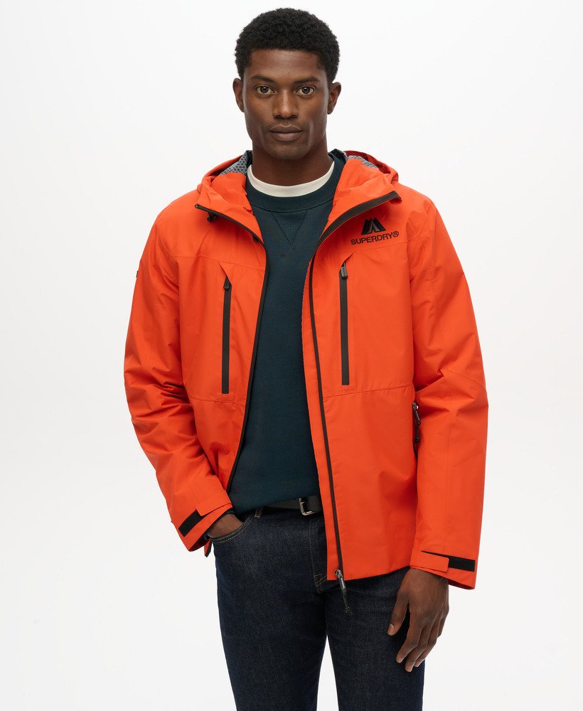 superdry-jacke-334hmc-1.jpg Wasserdichte Jacke kräftiges orange für Herren | Superdry DE – Bild 1