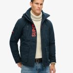 Ultimate SD Windcheater Jacke finster marineblau/kräftig orange für Herren | Superdry DE